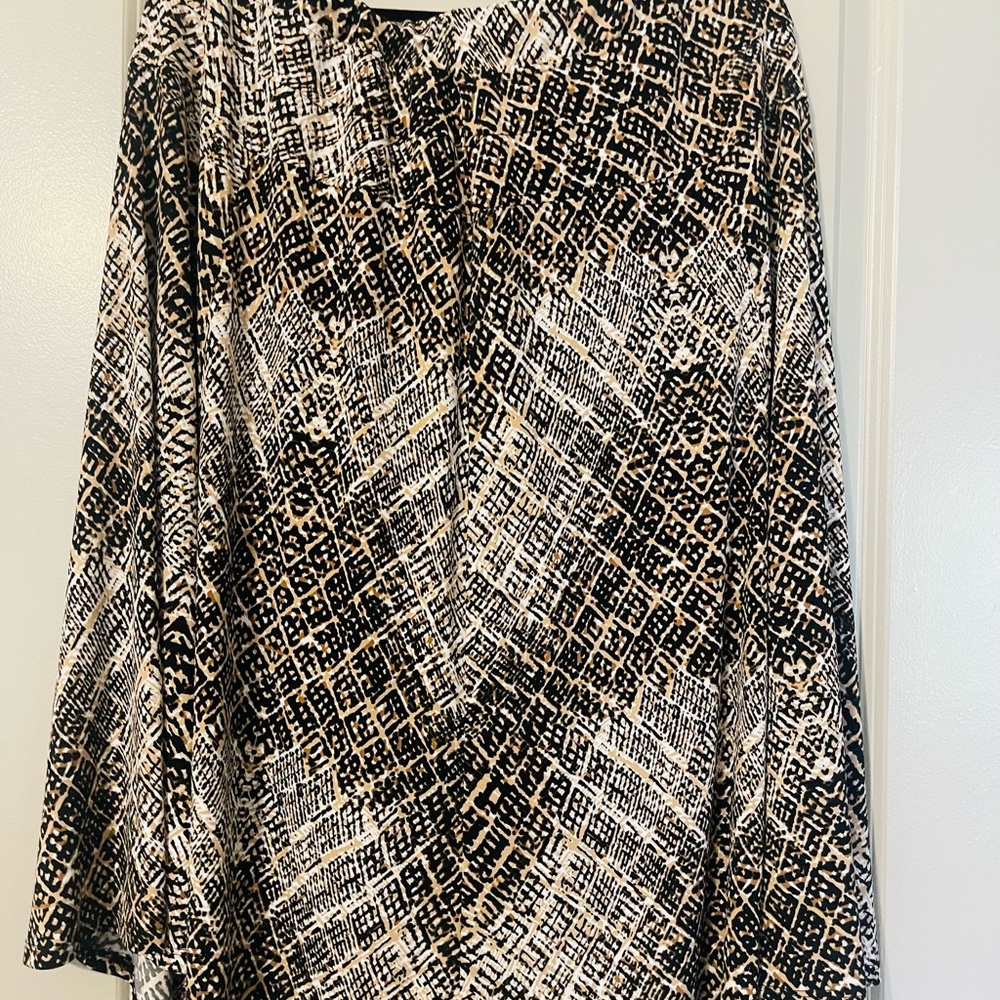 Dressbarn Black and White Skirt